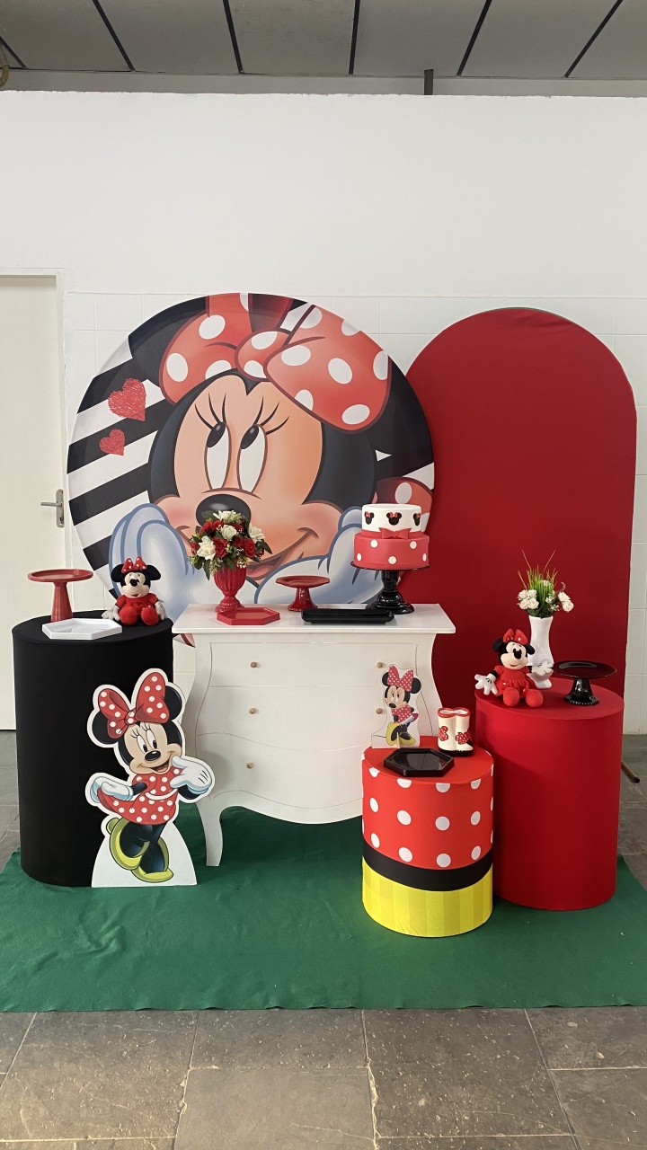 Minnie- Diamante - AC Festas Pegue e Monte