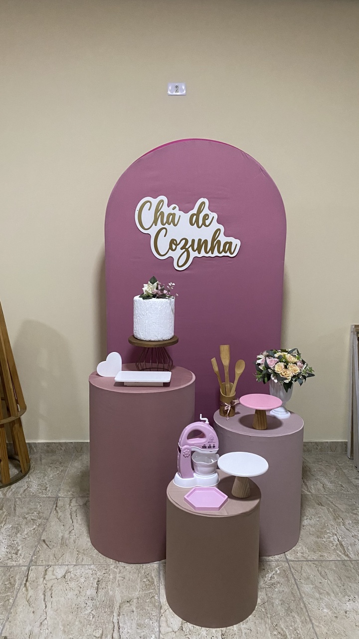 Chá de Cozinha- Bronze - AC Festas Pegue e Monte