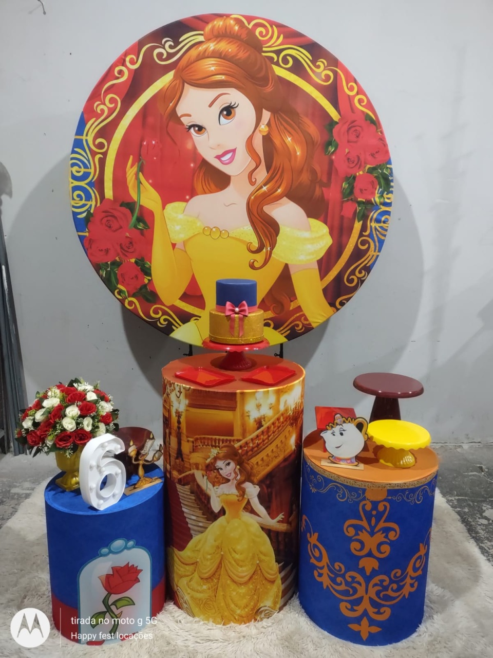 Kit Pegue Monte Bela E A Fera - Happy fest locações 