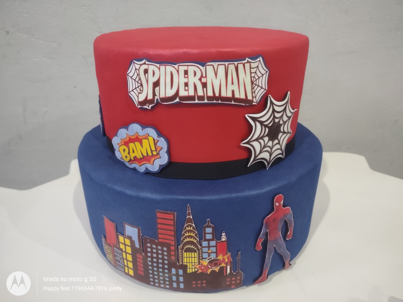 Bolo Cenografico Homem Aranha - Happy fest locações 