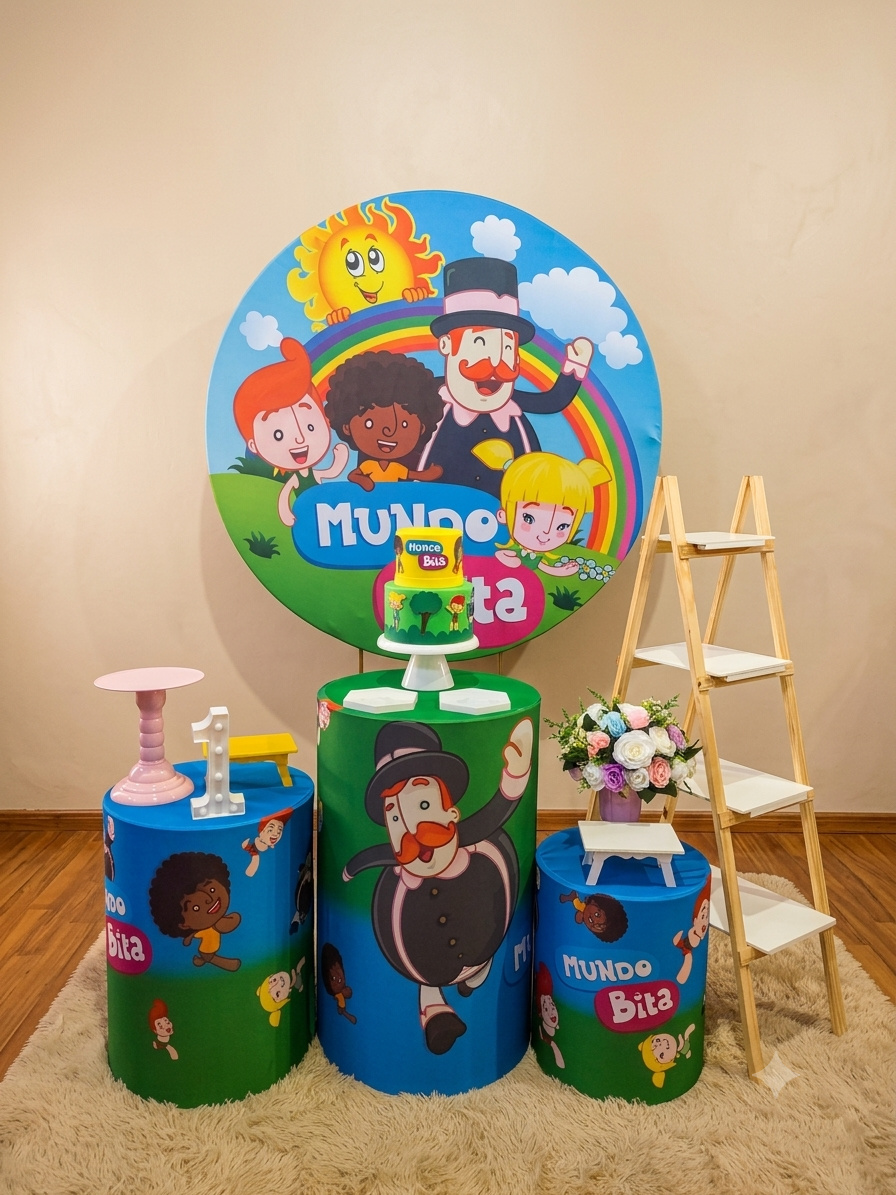 Kit Pegue Monte Com Escadinha Bita - Happy fest locações 
