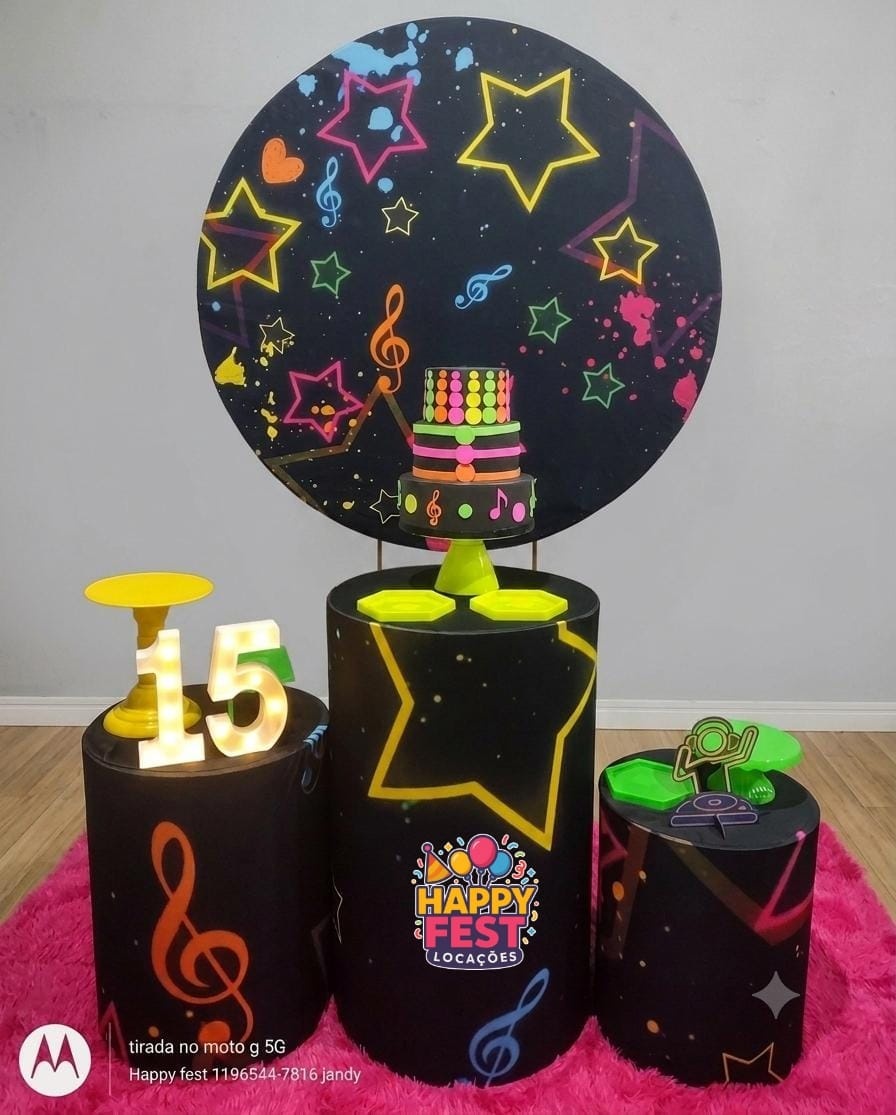 Kit Pegue Monte Néon ( 🥈) - Happy fest locações 