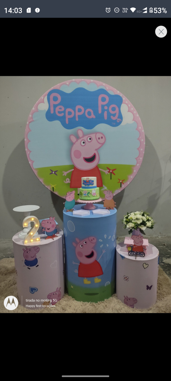 Kit Pegue Monte Peppa Pig - Happy fest locações 