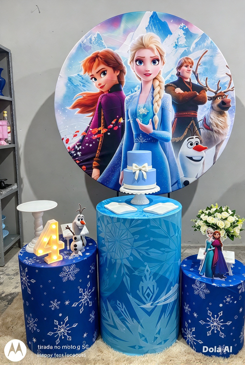Kit Pegue Monte da Frozen - Happy fest locações 