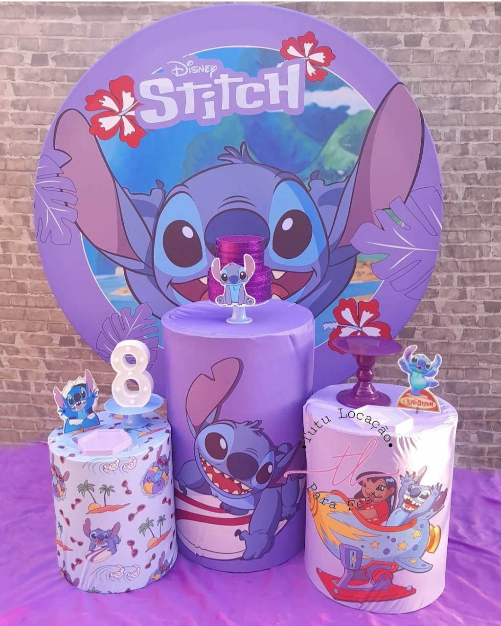 Stich Lilas Basic - Tutu Locação 