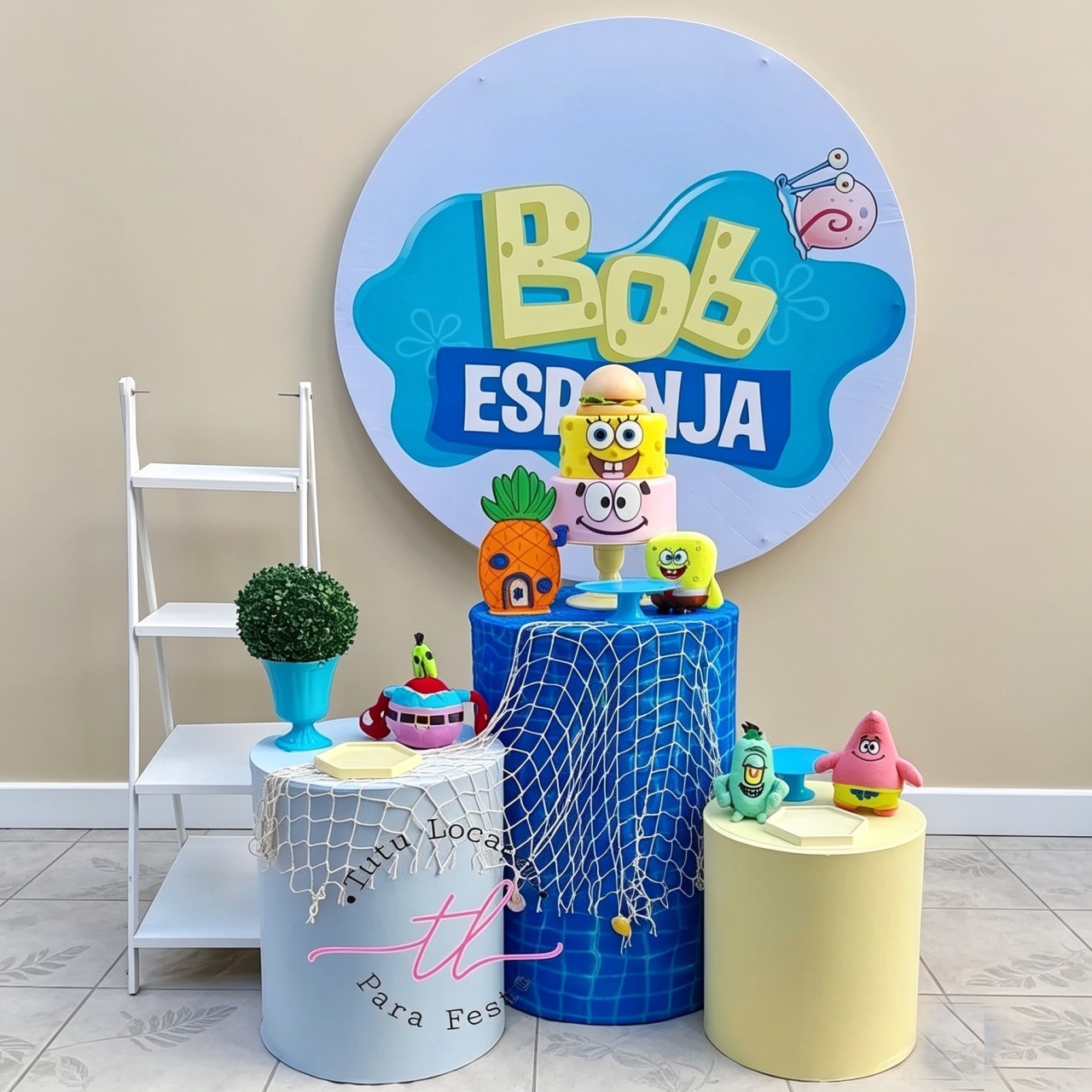 Kit Economic Bob Esponja - Tutu Locação 