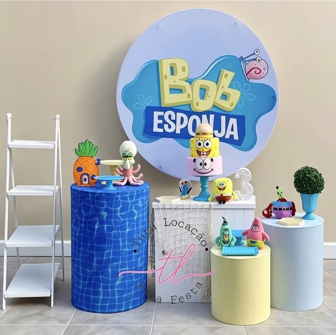 Kit Comemore Bob Esponja - Tutu Locação 