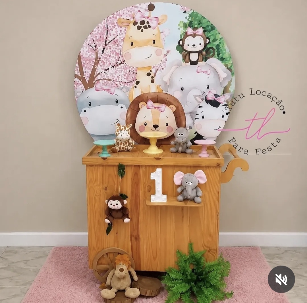 Safari Baby Menina Pocket Car - Tutu Locação 