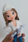 Boneca Arquiteta Em Biscuit - imagem 3