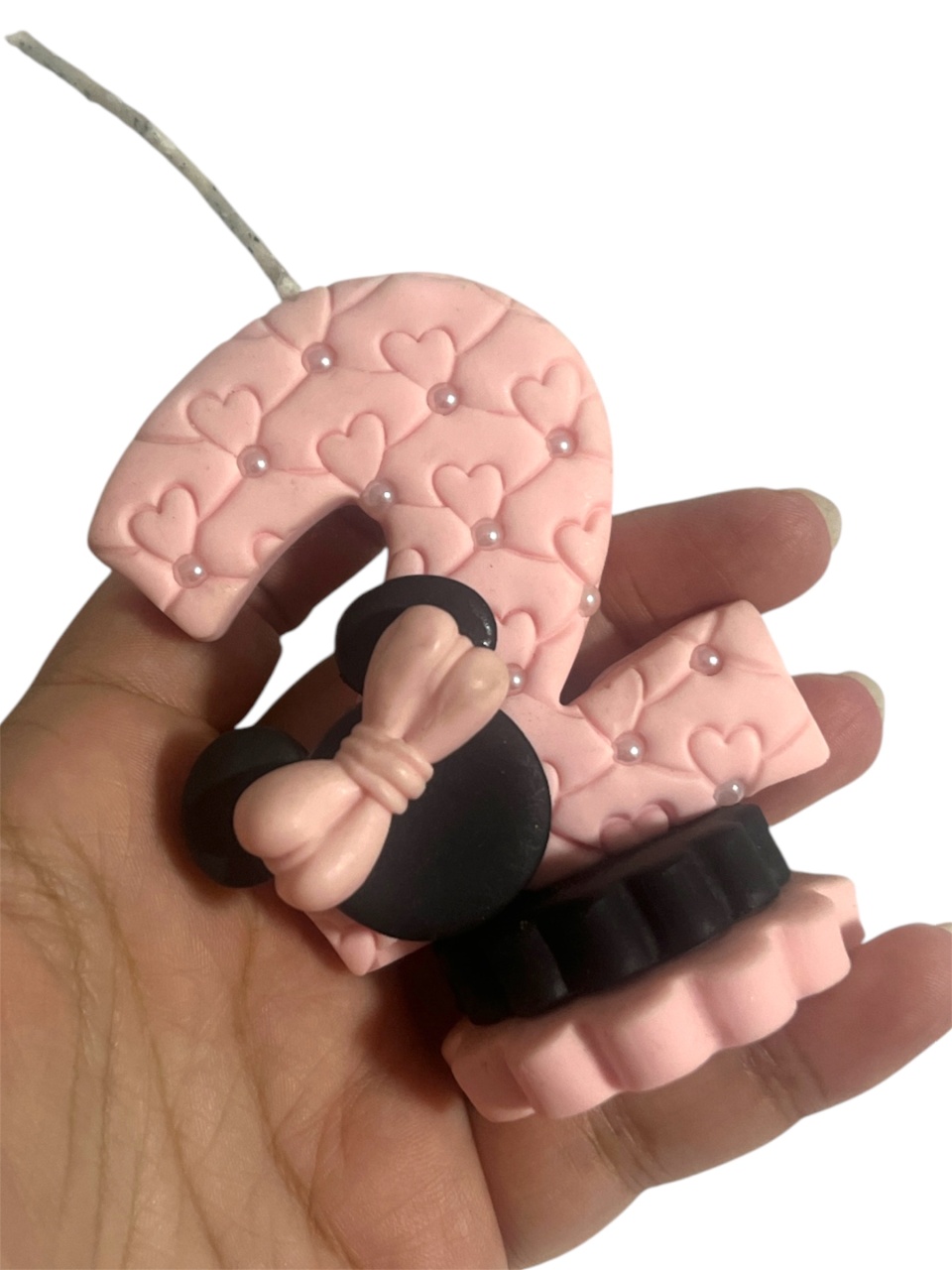 Vela Minie Rosa - Cantinho dos sonhos 