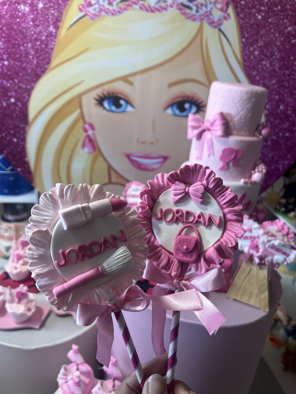 Pirulitos Fake Barbie - Cantinho dos sonhos 