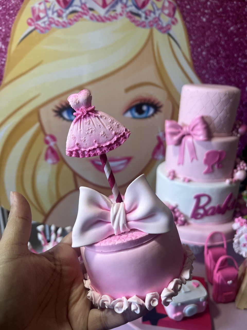 Bolinho Fake Barbie - Cantinho dos sonhos 