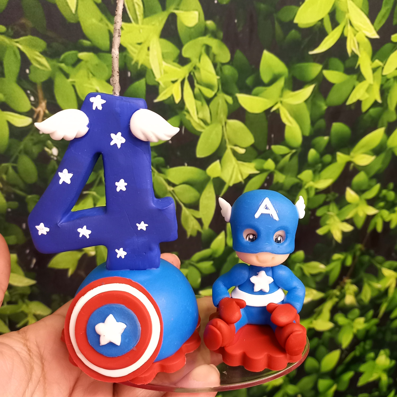 Topo de Bolo Capitão America - Cantinho dos sonhos 
