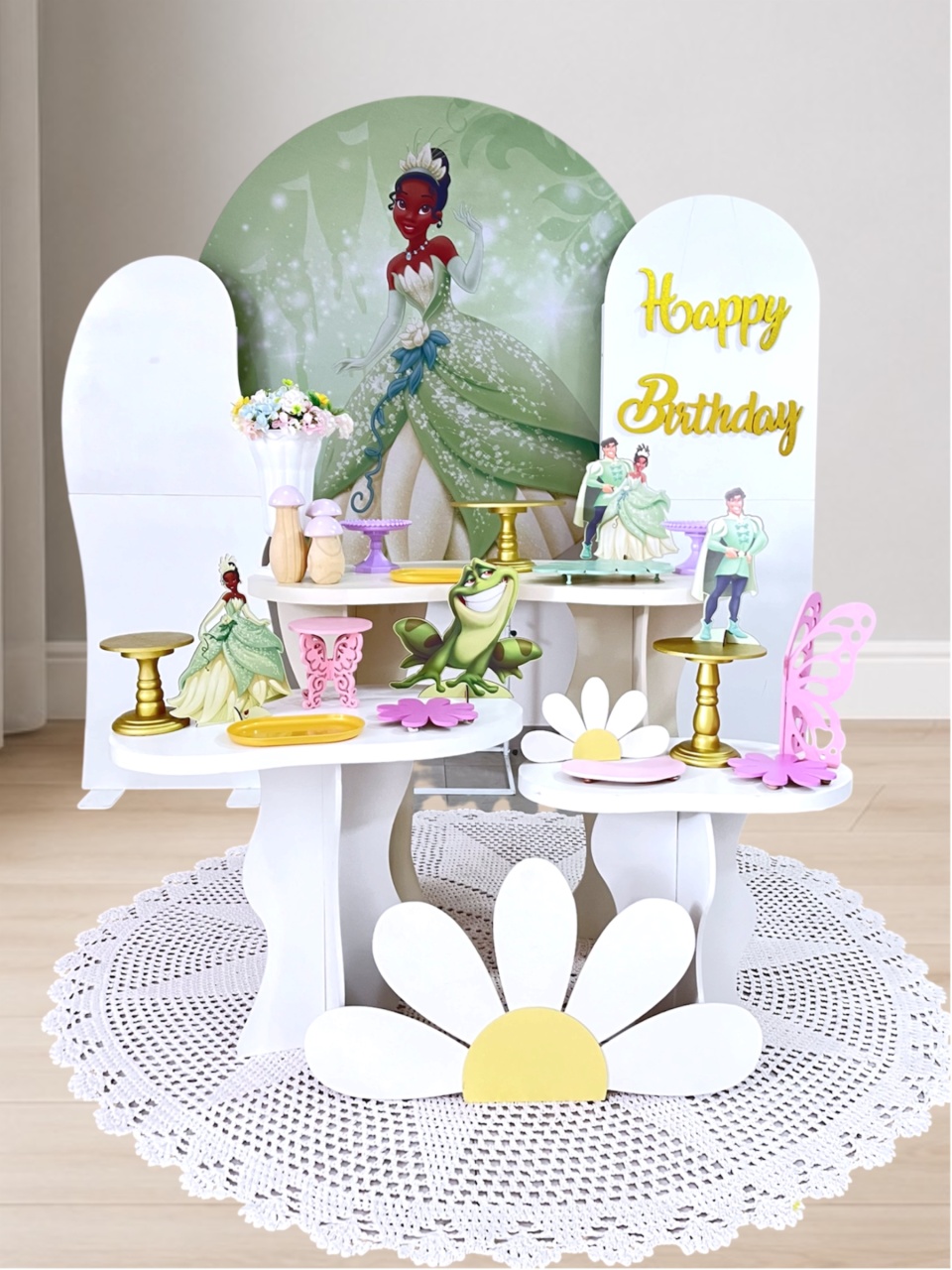 Kit Composição Luxo Princesa Tiana 💎 - Cantinho dos sonhos 