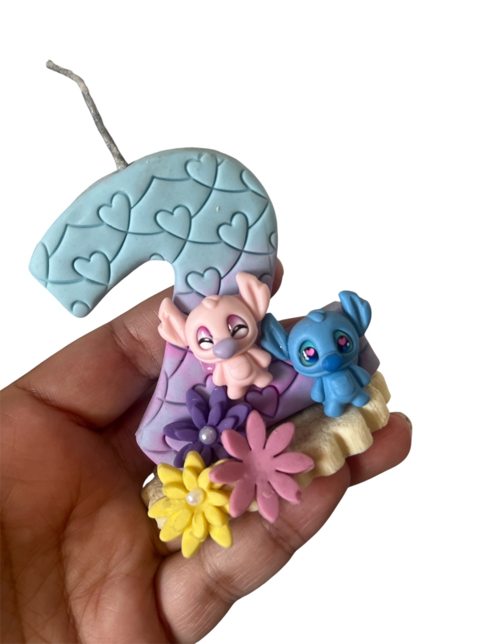 Vela Stitch Biscuit - Cantinho dos sonhos 