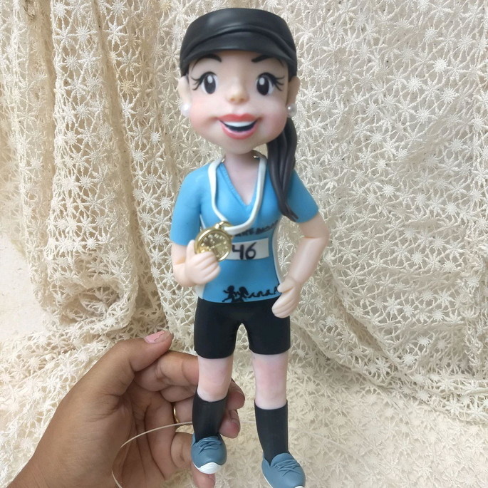 Boneca Personalizada Corredora - Cantinho dos sonhos 