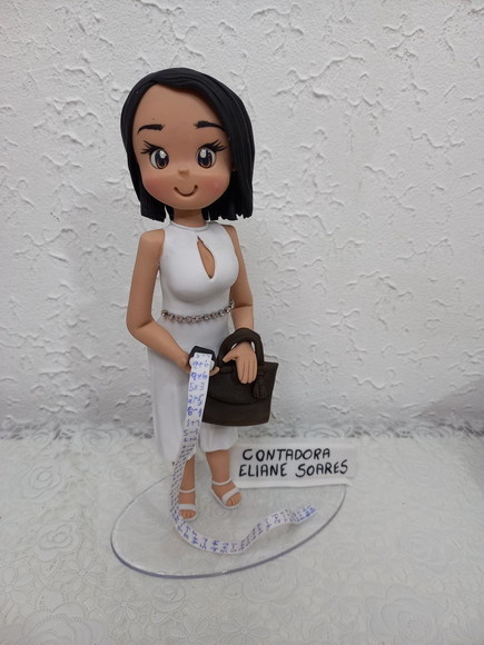 Boneca Contador Biscuit Unidade Presente - Cantinho dos sonhos 
