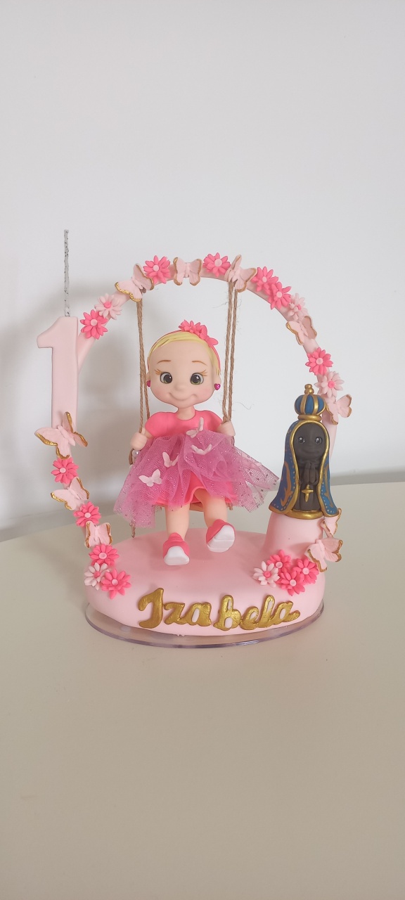 Topo de Bolo Nossa Senhora Aparecida - Cantinho dos sonhos 