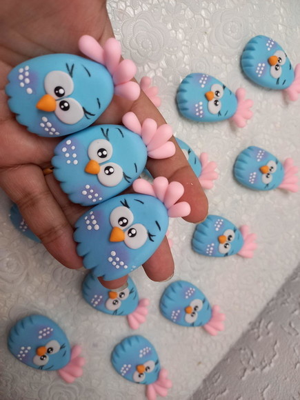 Aplique Galinha Pintadinha Candy Menina Topo de Bolo - Cantinho dos sonhos 