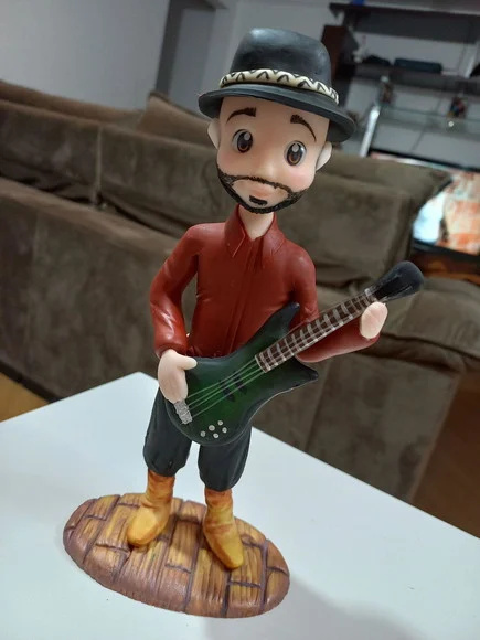 Topo de Bolo Gaucho Em Biscuit Gauchos - Cantinho dos sonhos 