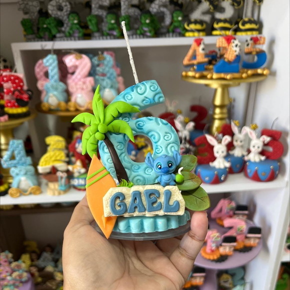 Vela Stitch Biscuit Biscuit - Cantinho dos sonhos 