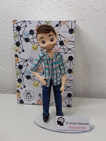Boneco Personalizado Em Biscuit Para Consultorio Boneco Fofinhos Em Biscuit - Cantinho dos sonhos 