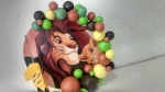 Topo de Bolo Invertido Rei Leao Biscuit Mesa Principal - imagem 3
