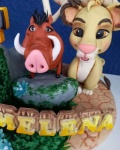 Topo de Bolo Rei Leao Escultura Simba - imagem 3