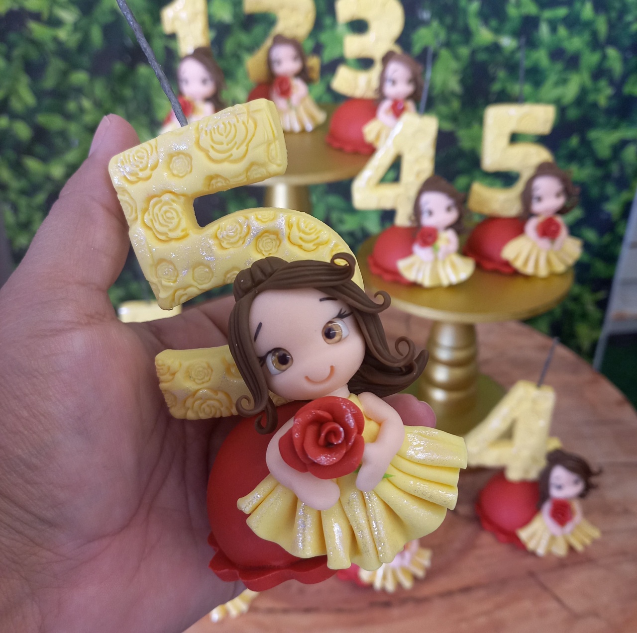 Vela Princesa Bela - Cantinho dos sonhos 