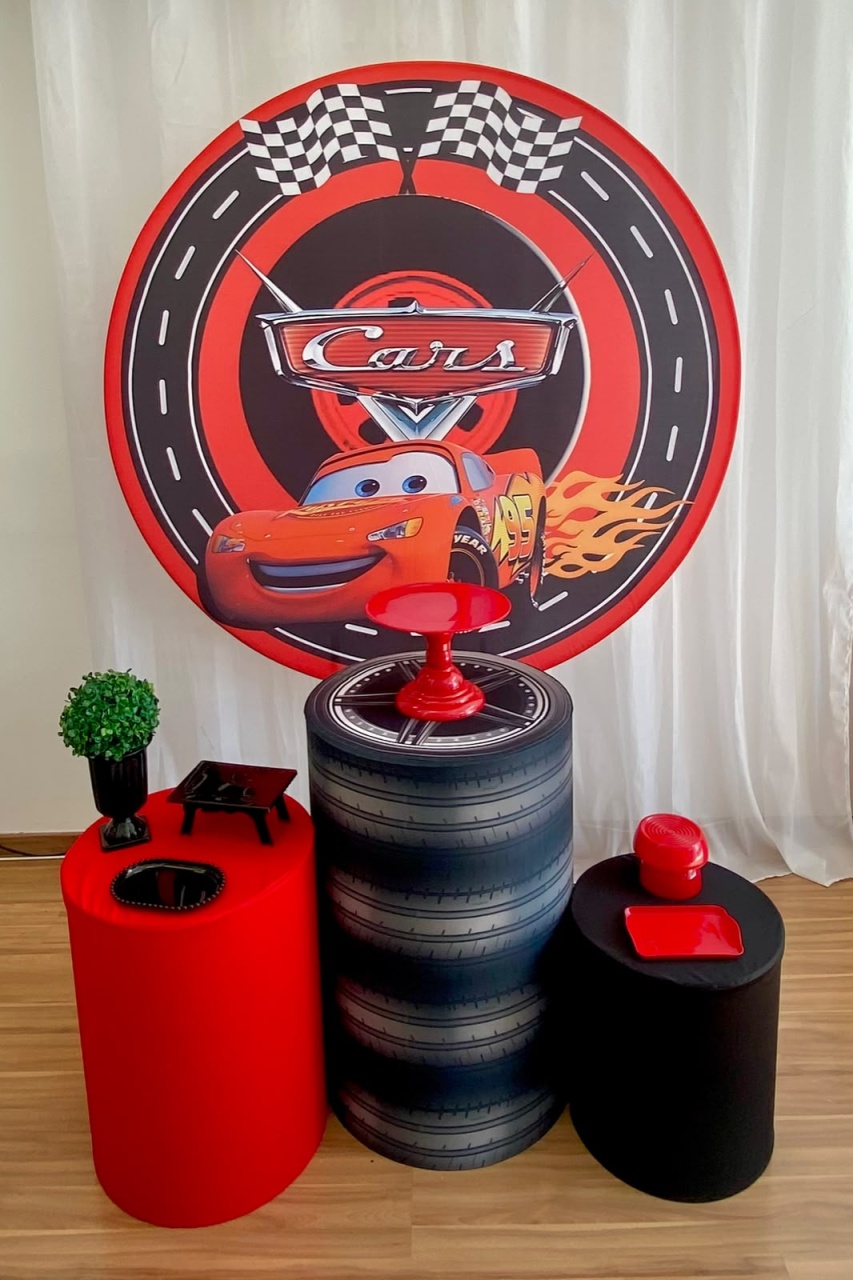Kit Básico Relâmpago Mcqueen/Carros - Ateliê Festas