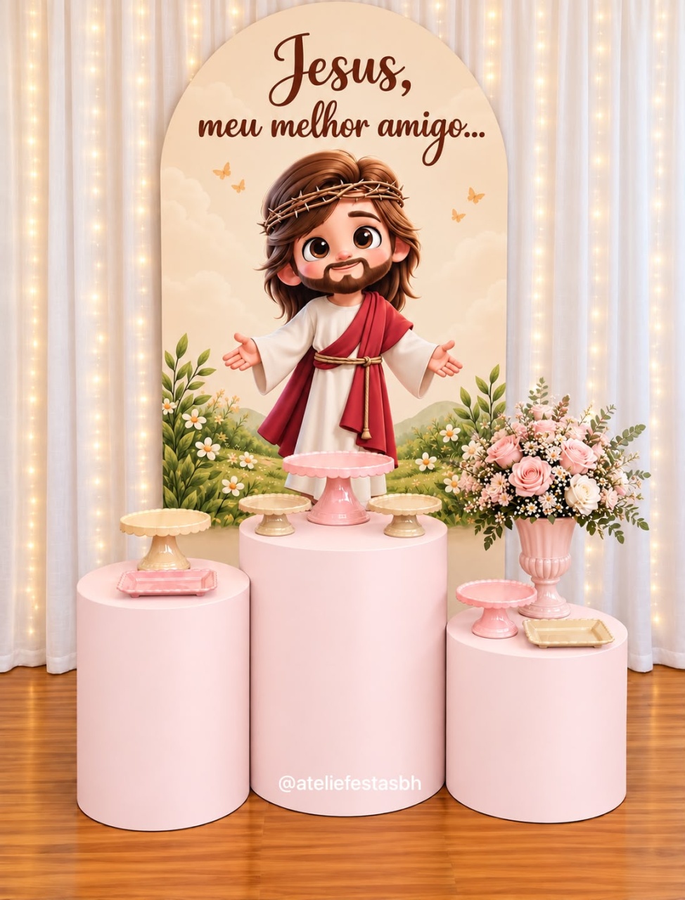 Kit Básico Jesus, Meu Melhor Amigo - Ateliê Festas