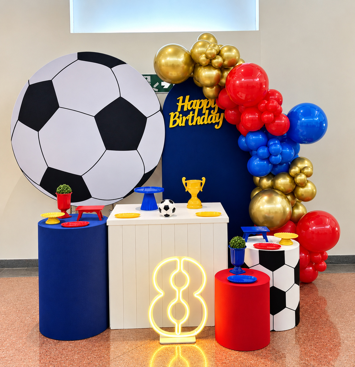 Kit Futebol - Barcelona - Ateliê Festas