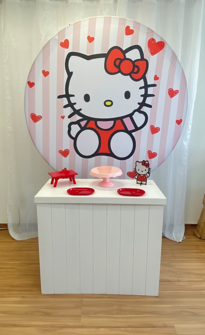 Kit Minimalista Hello Kitty - Ateliê Festas