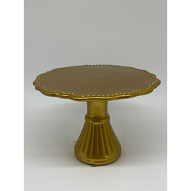 Suporte Imperial Romano Dourado 23Cm Diâmetro - Ateliê Festas