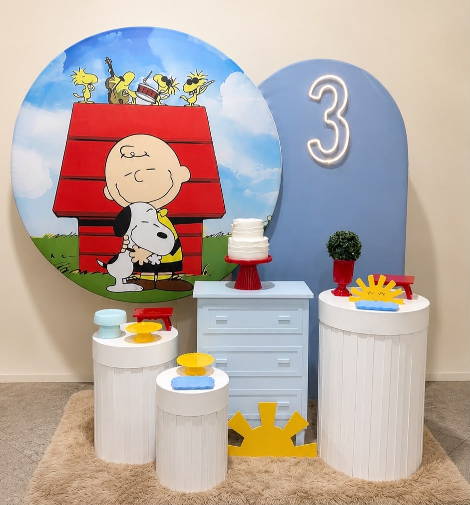 Snoopy Kit Ouro - Ateliê Festas