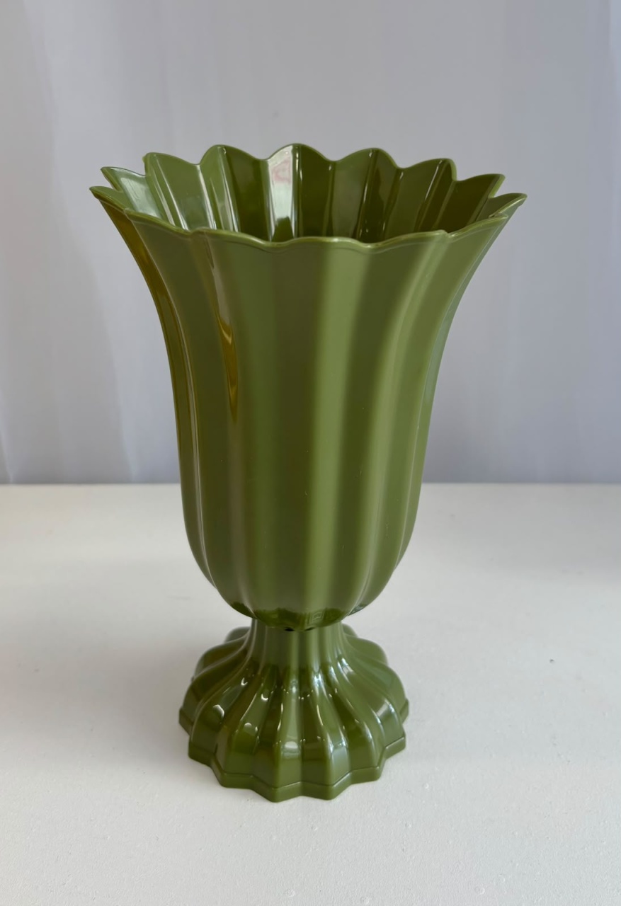 Vaso Popi Plus Verde Oliva - Ateliê Festas