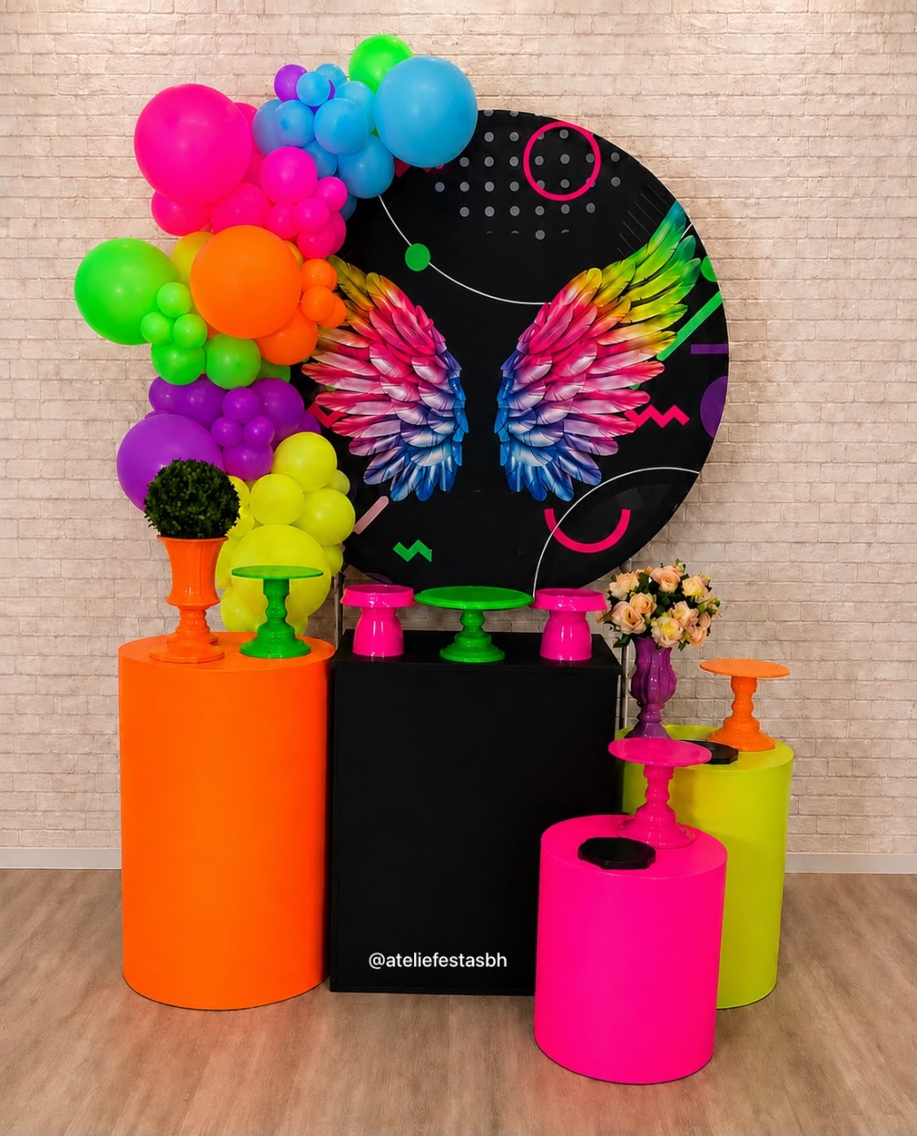 Kit Bronze Neon - Ateliê Festas