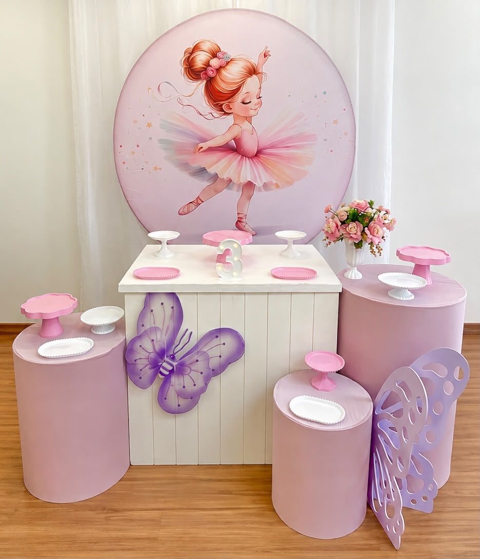 Kit Bronze Bailarina - Ateliê Festas