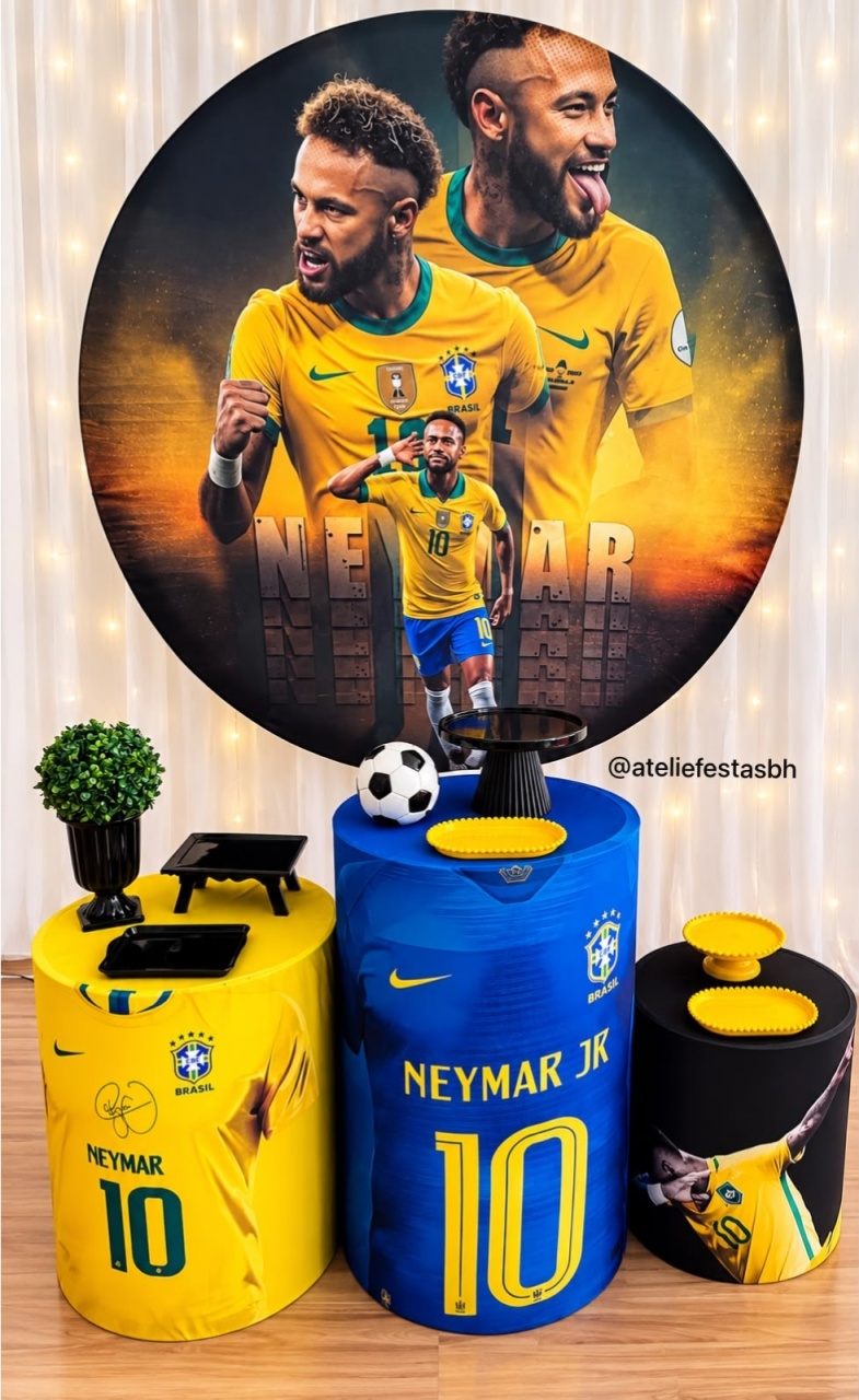 Kit Básico Neymar - Ateliê Festas