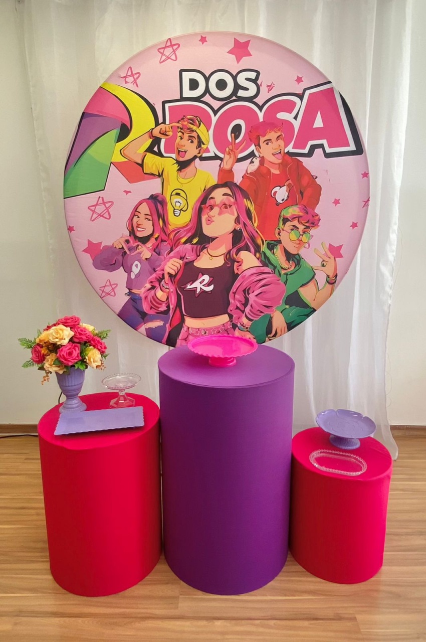 Kit Básico dos Rosa - Ateliê Festas