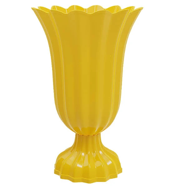 Vaso Popi Plus Amarelo (Acrílico) - Ateliê Festas