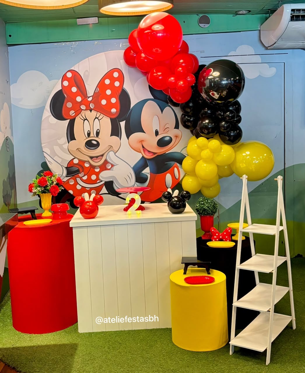 Kit Bronze Mickey E Minnie - Ateliê Festas