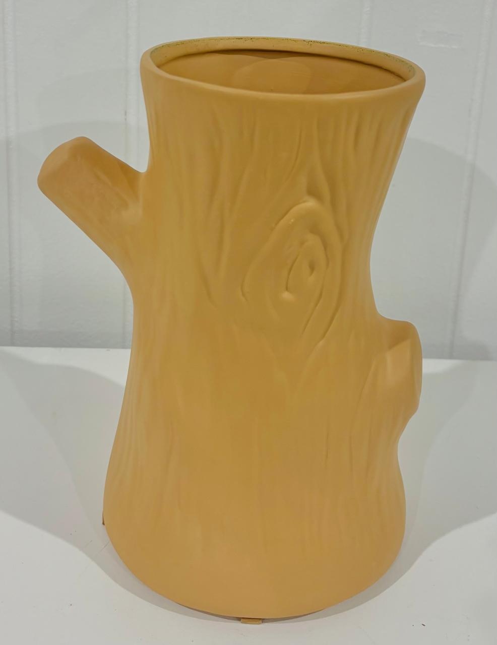 Vaso Tronco Em Cerâmica - Ateliê Festas