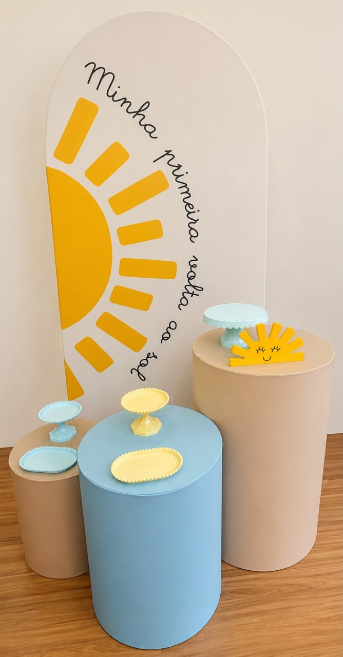 Kit Básico Minha Primeira Volta Ao Sol - Ateliê Festas