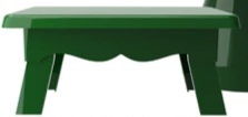 Bandeja Escadinha Verde Bandeira - Ateliê Festas