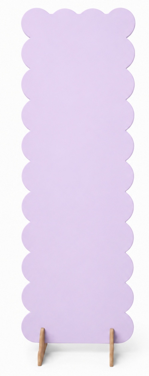 Painel Em Mdf Nuvem Lilás Candy 1,90M - Ateliê Festas
