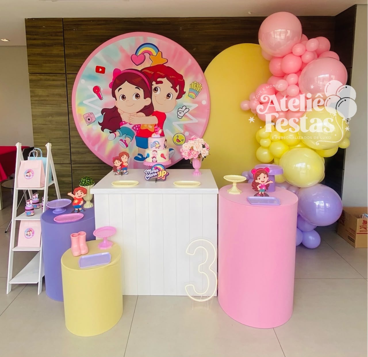 Kit Prata Maria Clara E Jp - Ateliê Festas