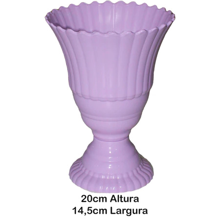 Vaso Rendado Lilás/Roxo - Ateliê Festas