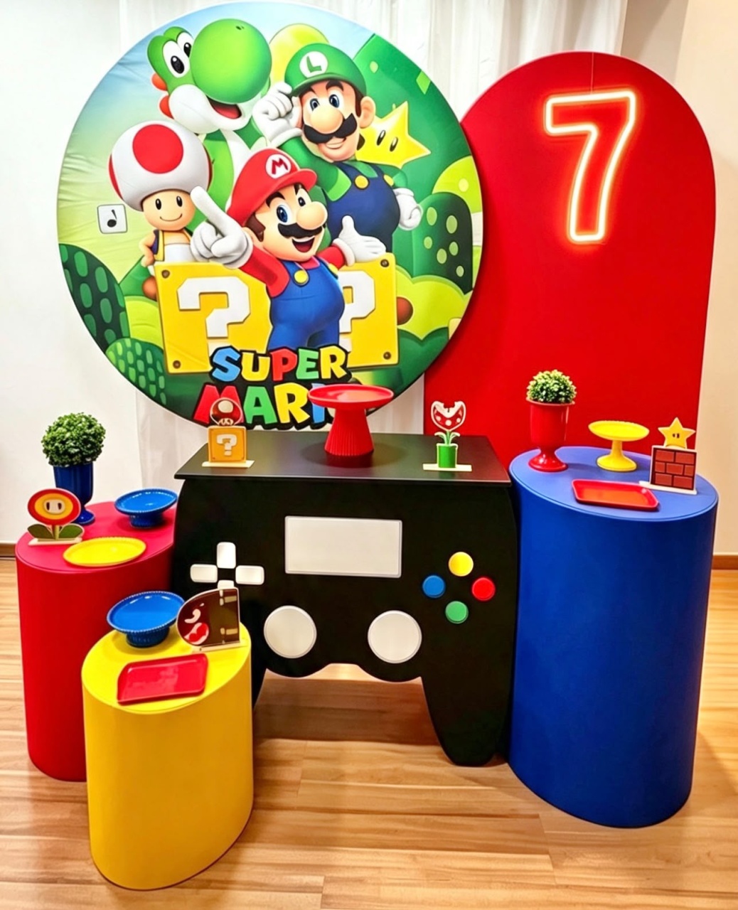 Kit Prata Mario Bros - Ateliê Festas