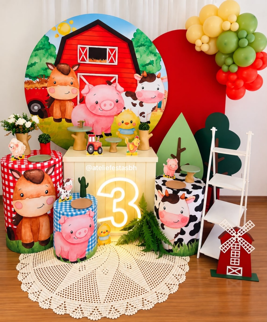 Kit Ouro Fazendinha - Ateliê Festas